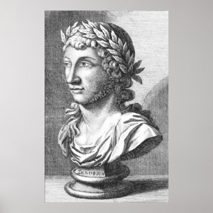 Póster Busto de Xenophanes
