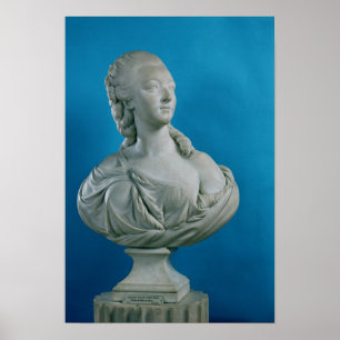 Póster Busto do condessa du Barry 1773