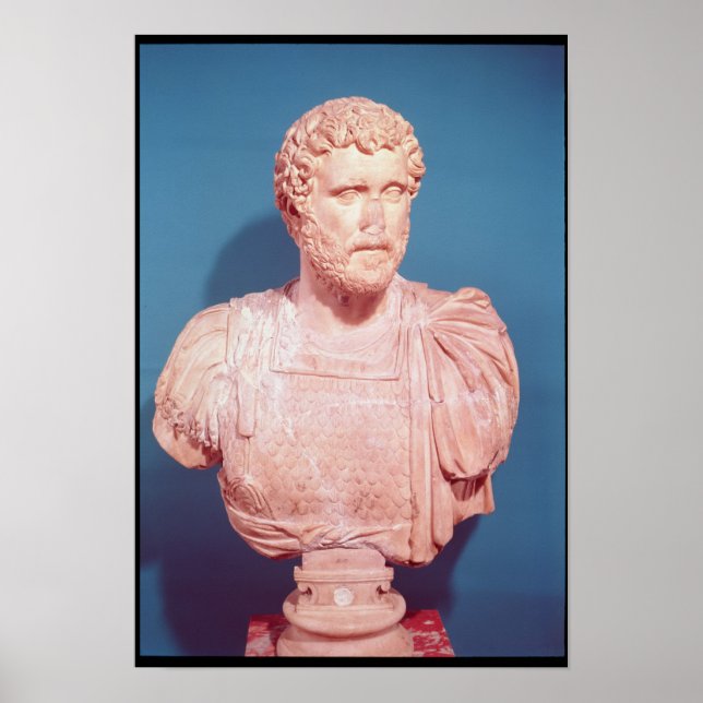 Póster Busto do Imperador Antoninus Pius (Frente)