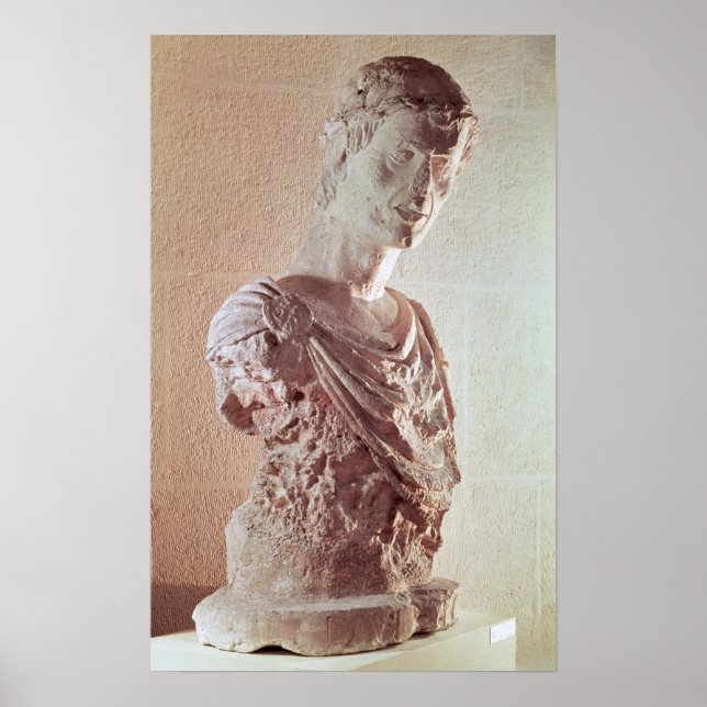Póster Busto do Imperador Frederick II (Frente)