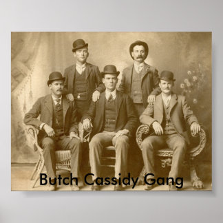 Póster Butch Cassidy Gang