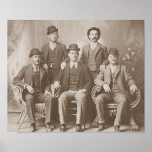 Póster Butch Cassidy - miúdo de Sundance - foto selvagem