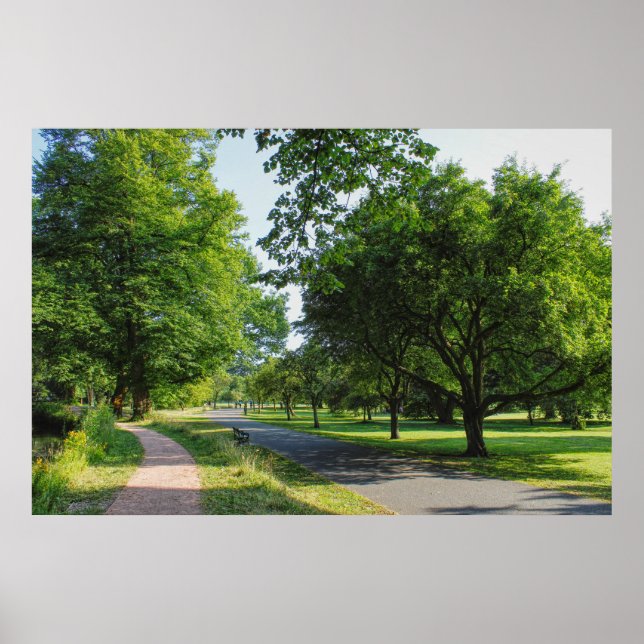 Poster Bute Park, Cardiff, Gales. (Frente)