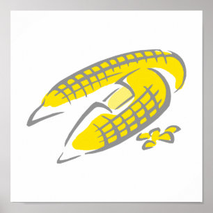 Póster Buttered Corn on the Cob