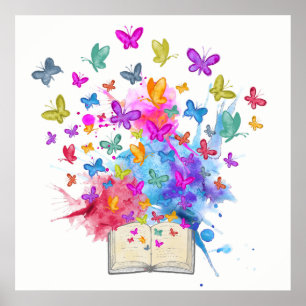 Póster Butterflies explosion