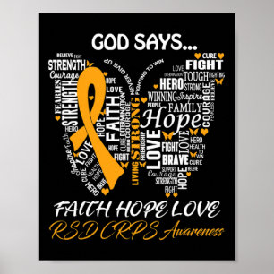 Poster Butterfly Faith Hope ama presentes de consciência