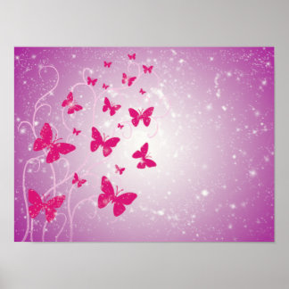 Póster Butterfly Fantasy