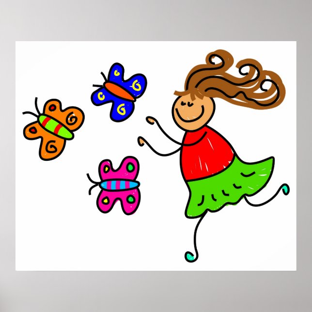 Póster Butterfly Kid (Frente)