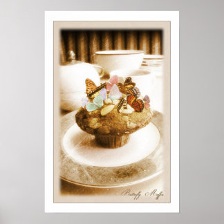 Poster Butterfly Muffin