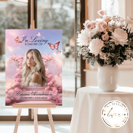 Poster Butterfly Stairway Memorial Welcome Sinal