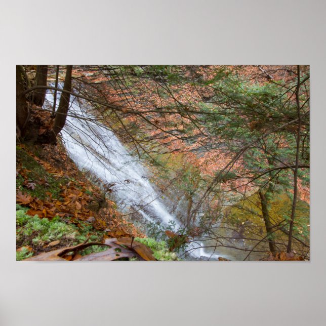 Poster Buttermilk Falls, Cuyahoga Valley NP, Ohio (Frente)