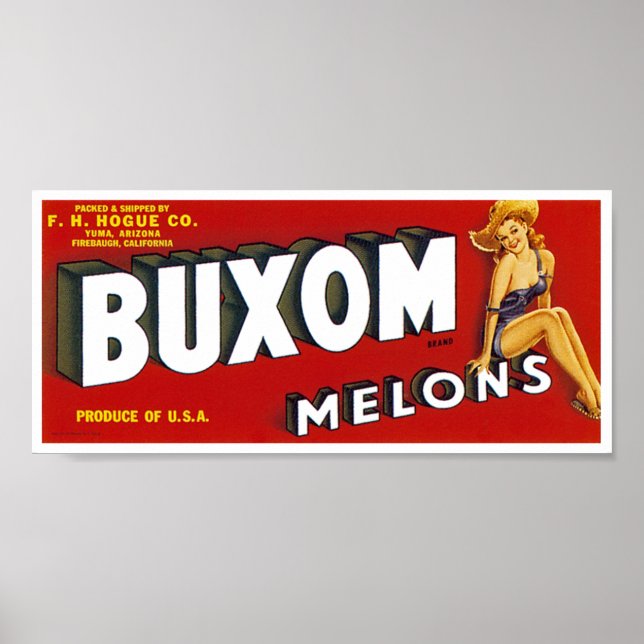 Póster Buxom Mellons (Frente)