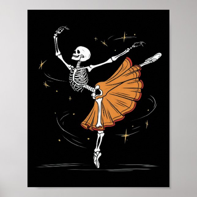Poster Byllerina Dança Halloween (Frente)