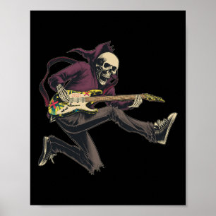 Poster Bynd Rock And Roll Guitar S Para Homens Bynd Tee 1