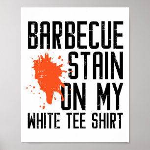 Poster Byrbecue Manchou Em Meus Homens Brancos De Carne D