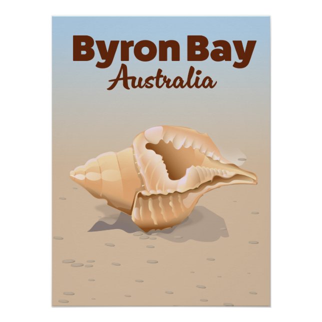 Póster Byron Bay Austrália (Frente)