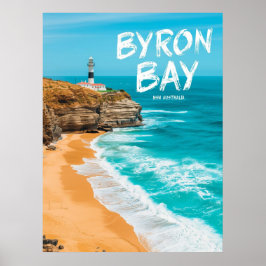 Poster Byron Bay NSW Australia