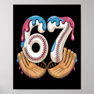 Poster Bysebyll 67 - Gota de Sorvete 67 Meme Divertido Jo