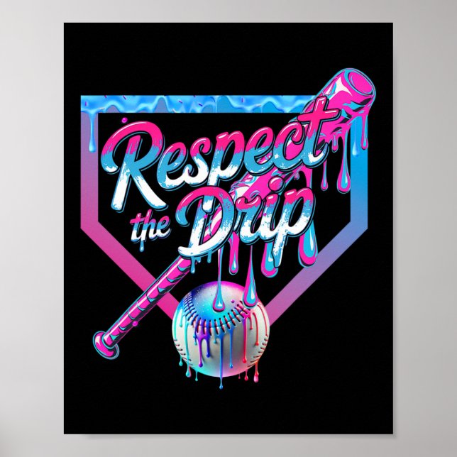 Poster Bysebyll Drip Para Meninos Sorvete Drip Juventude  (Frente)