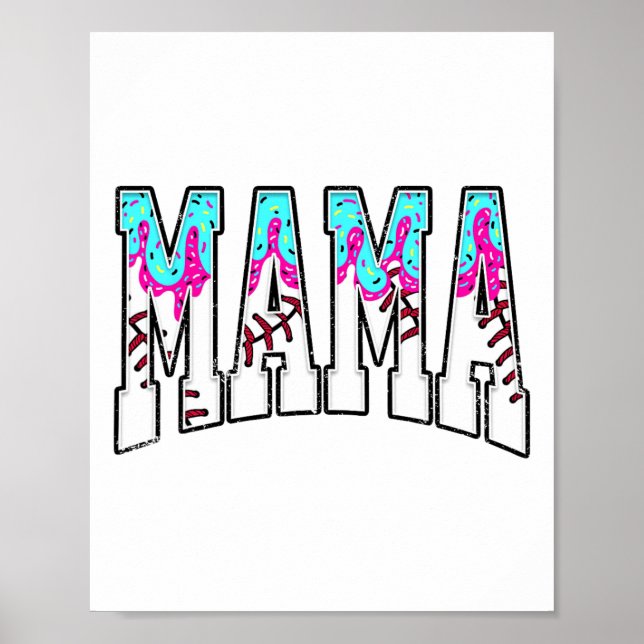 Poster Bysebyll Mama Sorvete Drill Com Sprinkles Byseby (Frente)