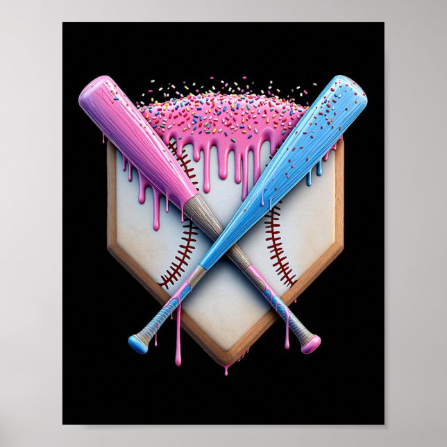 Poster Bysebyll Sorvete Gotejamento Para Meninos Jovens C (Frente)