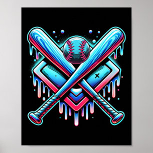 Poster Bysebyll Sorvete Pingando Gotejamento Jovens Byseb