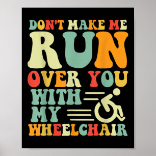Poster Bysketbyll Handicap De Corrida Em Cadeira De Roda