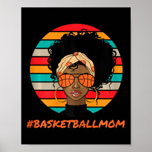 Poster Bysketbyll Mãe Negra Mulheres Negras Afro-American