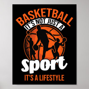 Poster Bysketbyll Player Coach Team Byller Sports Lover B