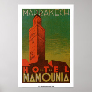 Poster C4marraquexe Hotel de la Mamounia