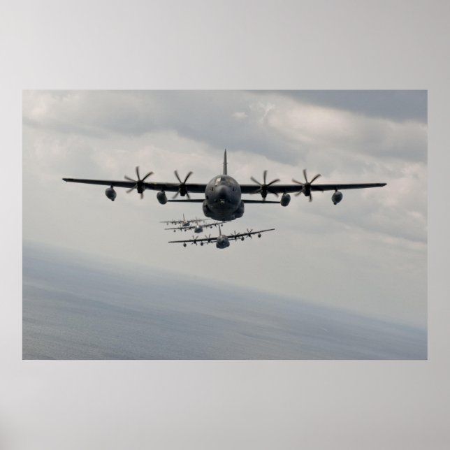 Poster C-130 Hércules (Frente)