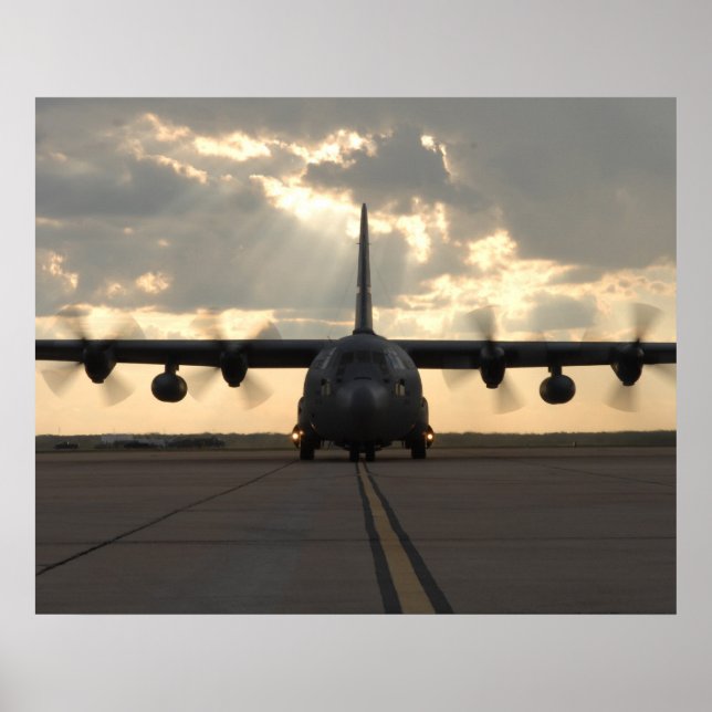 Poster C-130 Hércules (Frente)