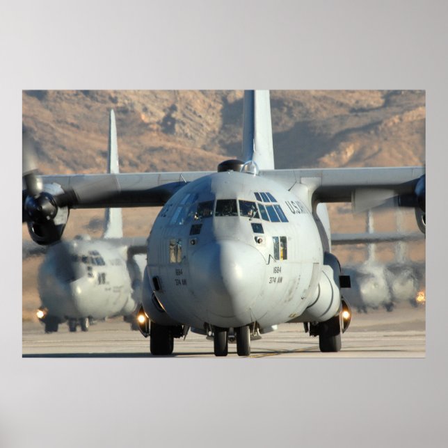 Poster C-130 Hércules (Frente)