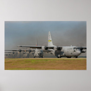 Poster C-130 Hercules Aircraft