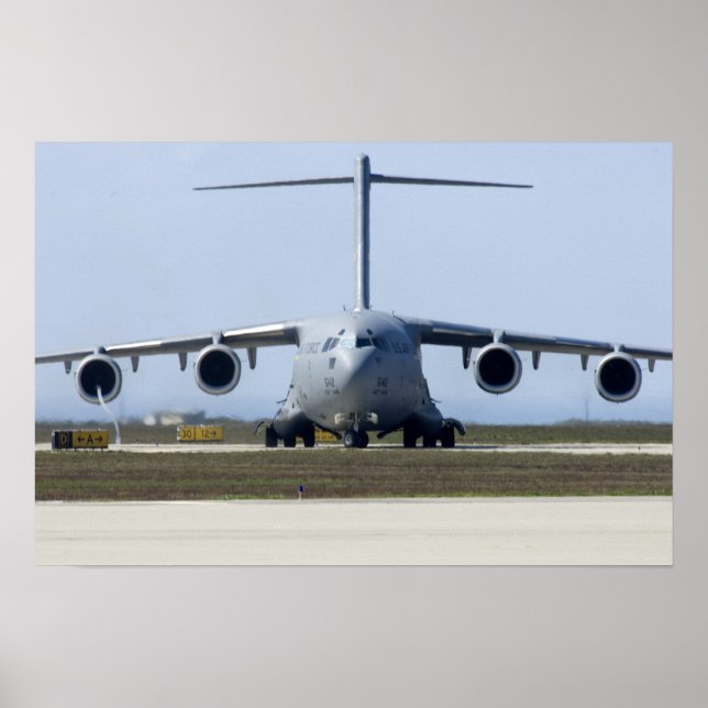 Poster C-17 Aeronaves Globemaster III (Frente)