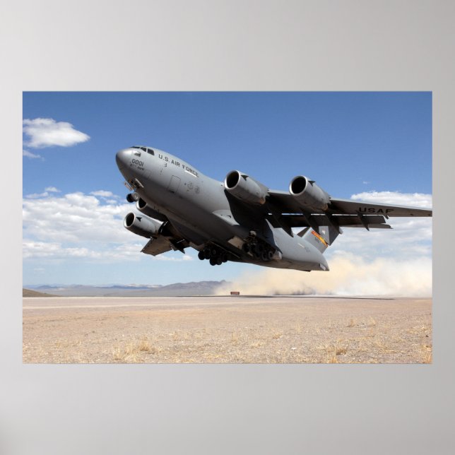 Poster C-17 Aeronaves Globemaster III (Frente)