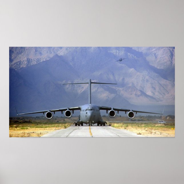 Poster C-17 Aeronaves Globemaster III (Frente)