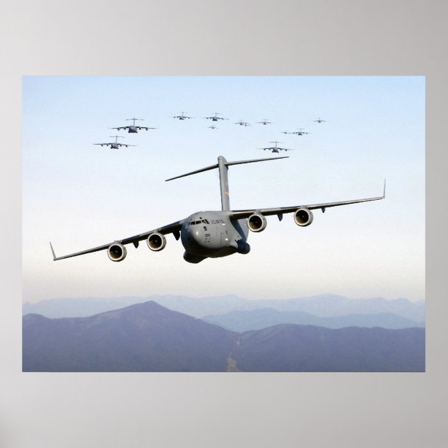 Póster C-17 Globemaster III (Frente)
