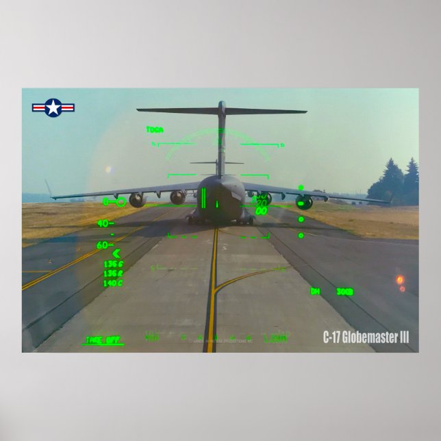 POSTER C-17 GLOBEMASTER III (Frente)