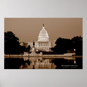 Póster C.C. de Washington - O Capitólio