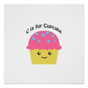 Póster C é de Cupcake