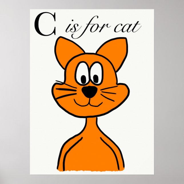Poster C é de gato (Frente)