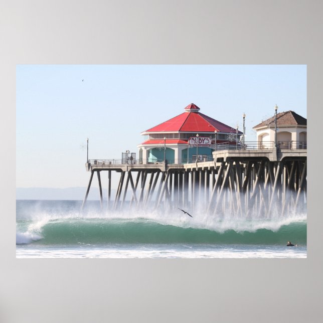 Poster Ca de praia de Huntington, Cidade do surf (Frente)