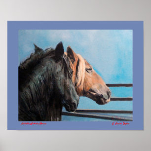 Poster Caballos/Cabalos/Cavalos