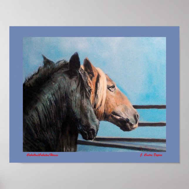 Poster Caballos/Cabalos/Cavalos (Frente)