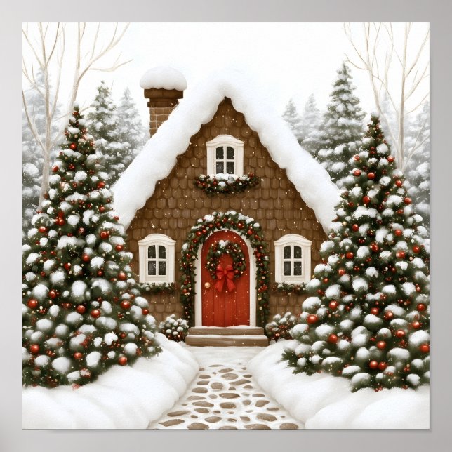 Poster Cabana do Papai Noel (Frente)