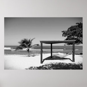 Póster Cabana pela praia - Labedee Haiti BW 2012 3534