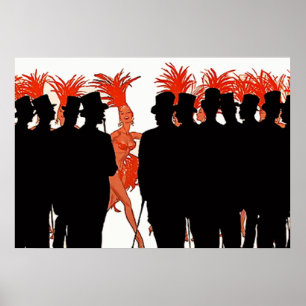 Poster Cabaret dos anos 1900