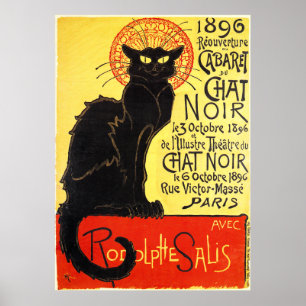 Póster Cabaret du Chat Noir, Steinlen