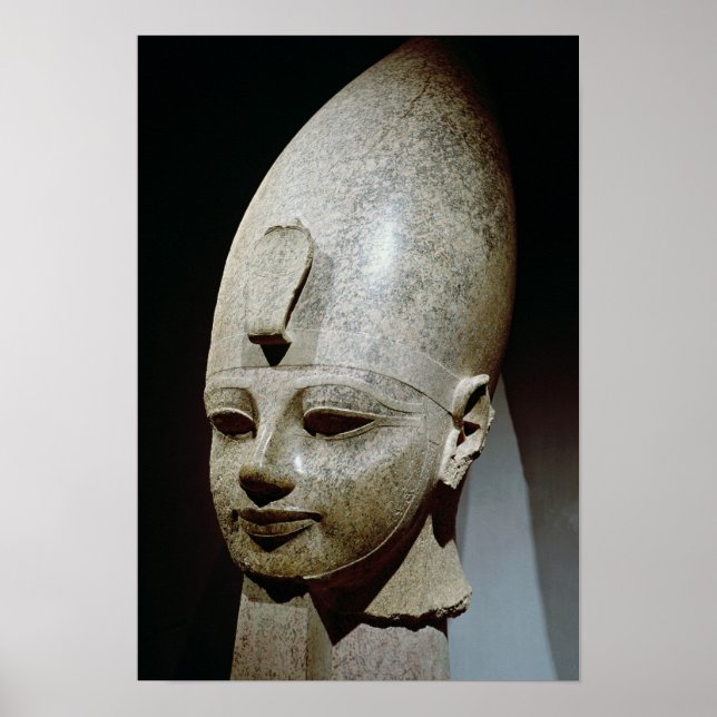 Póster Cabeça coloosal de Amenhotep III, de al-Qurnah (Frente)